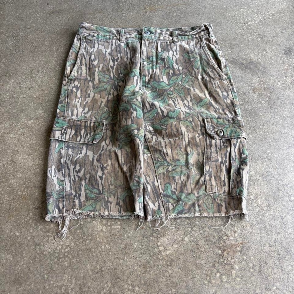 90s realtree camo grunge‎ cargo shorts